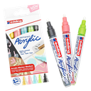 Marcador Acrílico 5100 Edding 5 Colores Pastel